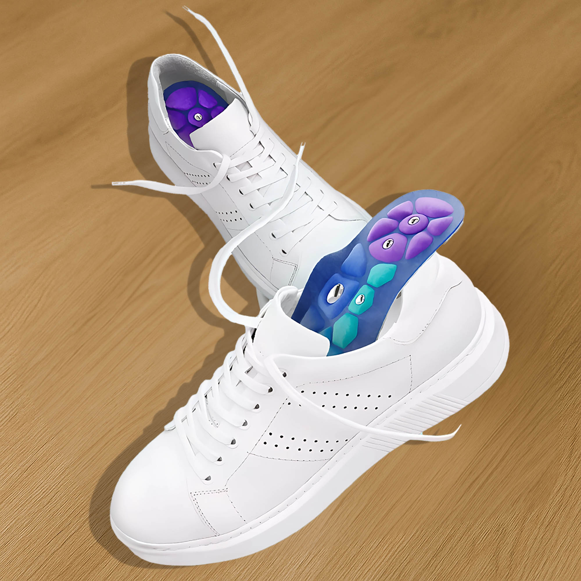 Magnetische Einlegesohlen Akupressur Einlagen Schuheinlagen Mit Magneten Magnetsohlen Zur Fußmassage – Bild 5