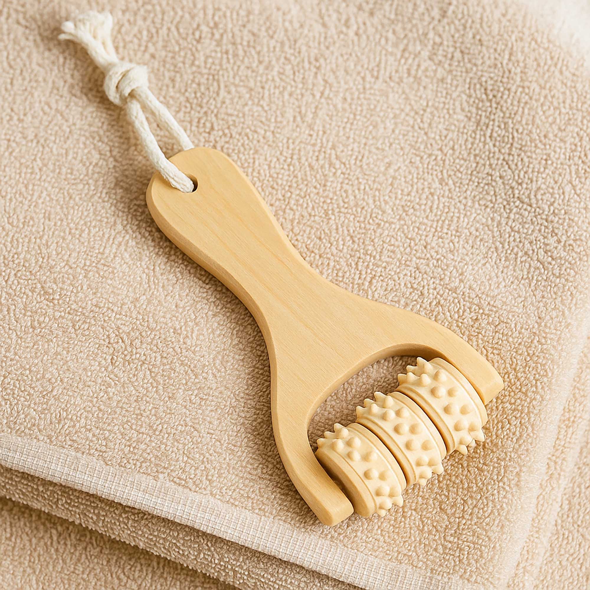 Vitolog Holz Massagegerät für Körper und Rücken zur Linderung von Muskelschmerzen – Bild 4