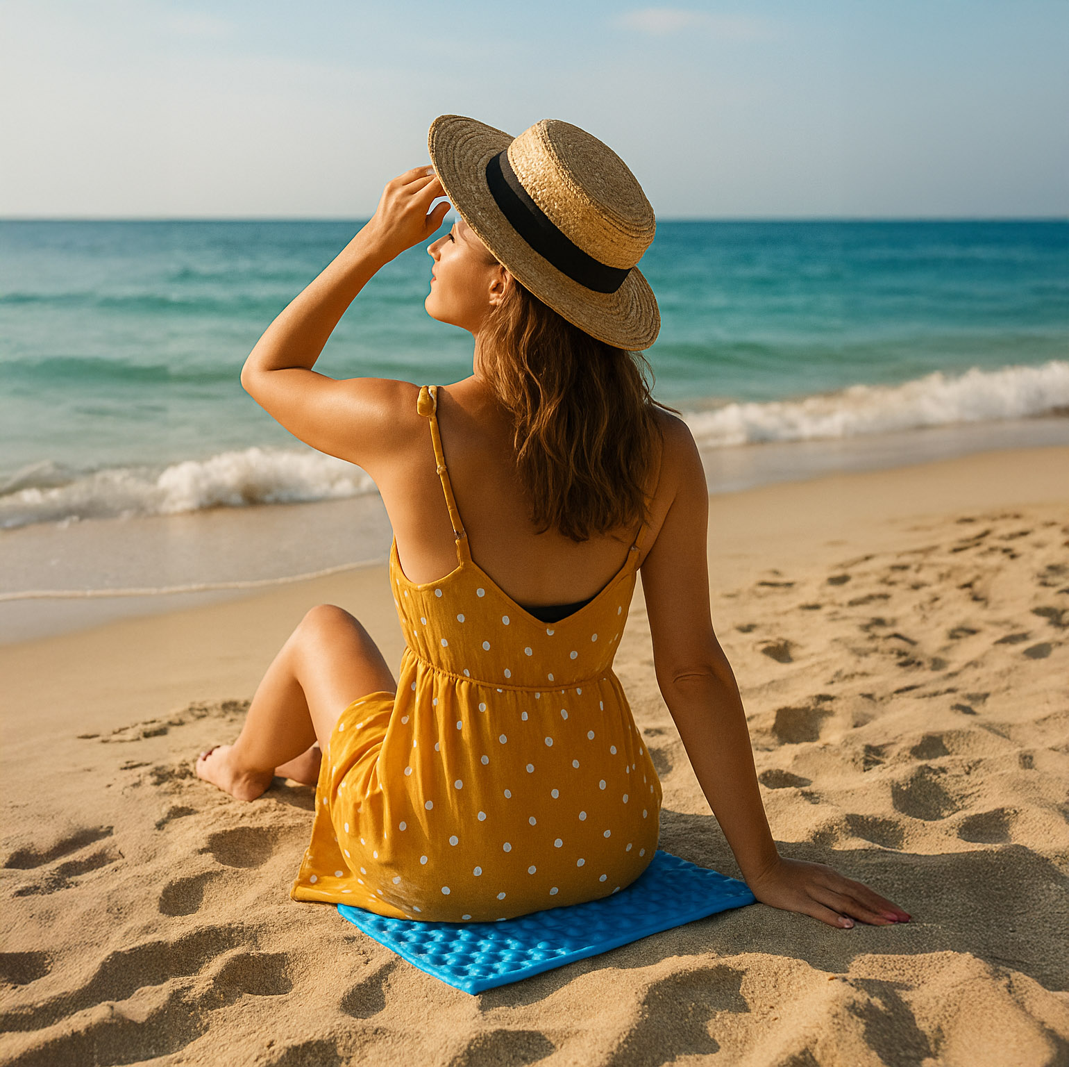 Isomatte Camping Faltbar Schaumstoff Picknickmatte Strandmatte Sitzmatte 39,5 X 28,5 Cm – Bild 3