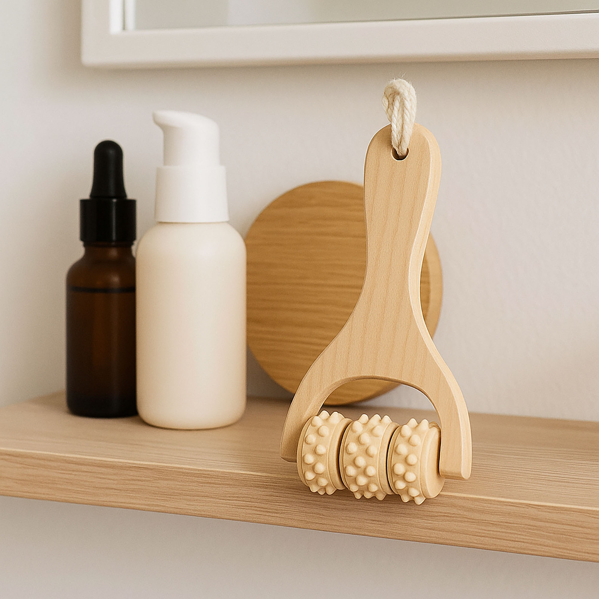 Vitolog Holz Massagegerät für Körper und Rücken zur Linderung von Muskelschmerzen – Bild 3