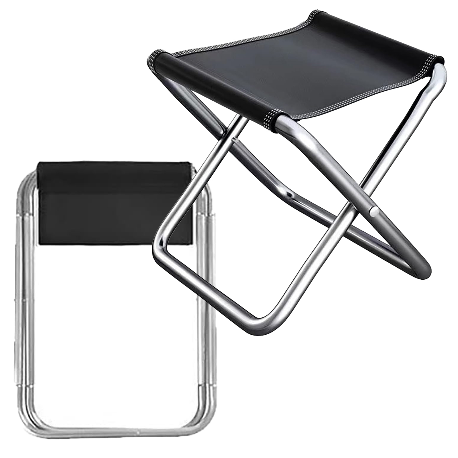 Campingstuhl Klapphocker Klappbarer Hocker Angel Campingstuhl Faltbar 29×23 cm – Bild 8